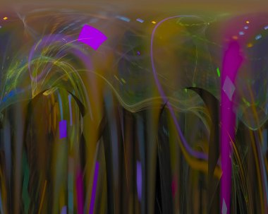 soyut dijital fraktal yaratıcı