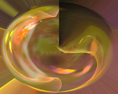 Soyut Dijital fraktal fantezi 