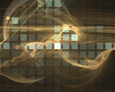 Soyut Dijital fraktal fantezi 