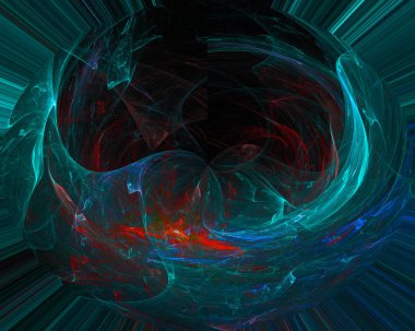 Soyut Dijital fraktal fantezi 