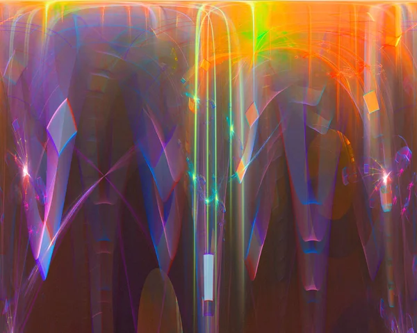 Abstracte Digitale Fractal Fantasie — Stockfoto