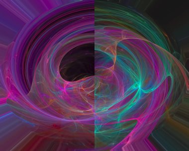 Soyut Dijital fraktal, fantezi tasarım