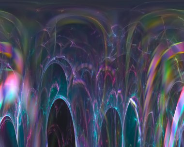 soyut dijital fraktal fantezi tasarımı