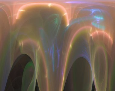 soyut dijital fraktal fantezi tasarım hayal, 