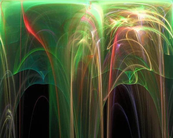 Design Fantasia Fractal Digital Abstrato — Fotografia de Stock