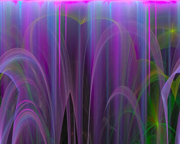 Abstract Digitale Fractal Fantasie Ontwerp Render Beweging Swirl — Stockfoto