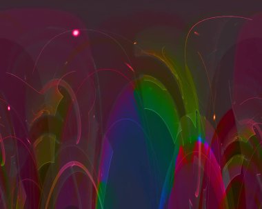 Soyut Dijital fraktal, fantezi tasarım