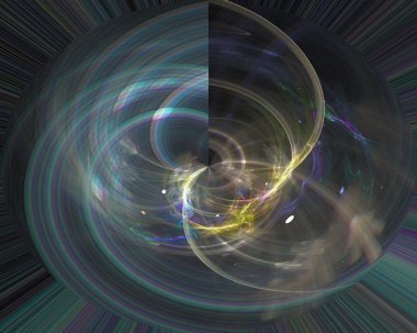 soyut dijital fraktal, fantezi tasarım render, hareket, girdap