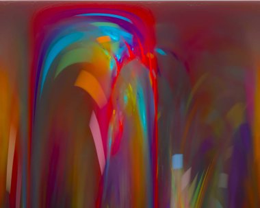 Soyut Dijital fraktal, fantezi tasarım parlak, alev, akış