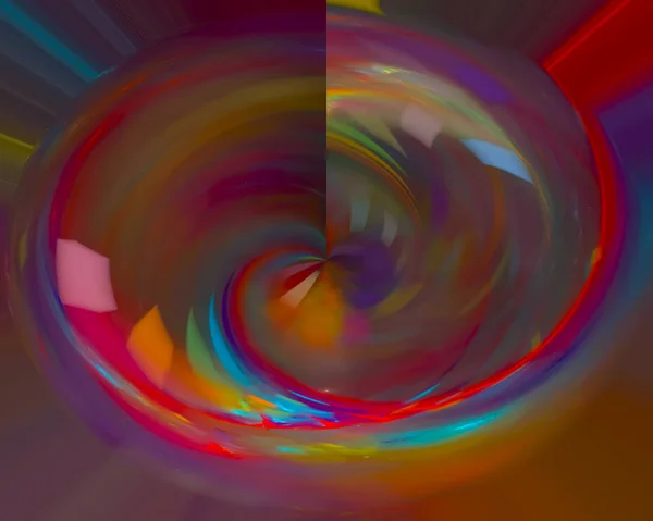 Абстрактний Цифровий Фрактал Фантастичний Дизайн Блискучий Полум Потік — стокове фото