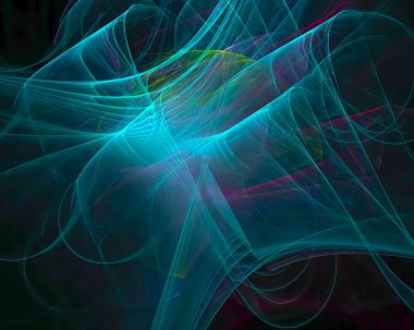 soyut dijital fraktal, fantezi tasarım render, hareket, girdap