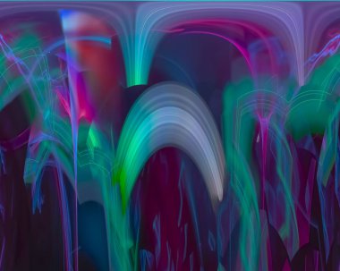 Soyut Dijital fraktal bilim