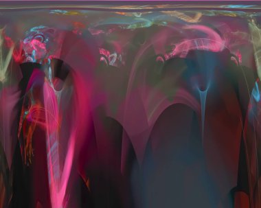 Soyut Dijital fraktal bilim