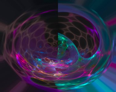 Soyut Dijital fraktal, fantezi tasarım