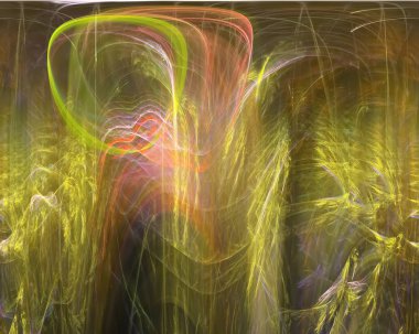 Soyut Dijital fraktal, fantezi tasarım