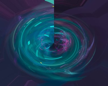 Soyut Dijital fraktal, fantezi tasarım