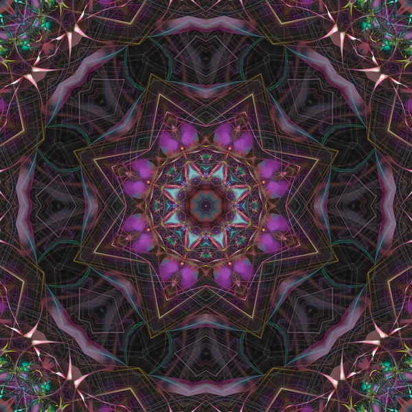 Abstrakte Kaleidoskop Design Hintergrund Zeitgenössische Einzigartige Dekorative — Stockfoto