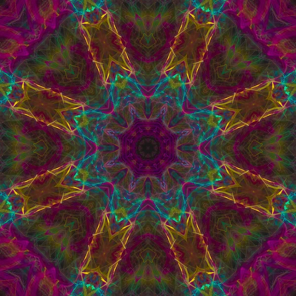 Abstract Kaleidoscope Design Background Contemporary Unique Decorative — Stock Photo, Image