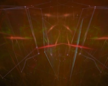 Soyut Dijital fraktal, fantezi designrender, hareket, girdap