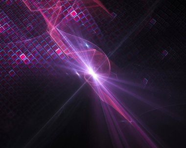 Soyut Dijital fraktal, fantezi tasarım hayal, dekoratif