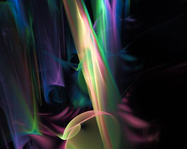  Soyut Dijital fraktal, fantezi tasarım