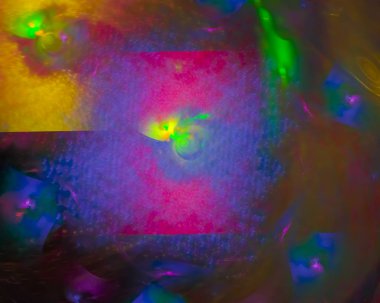  Soyut Dijital fraktal, fantezi tasarım