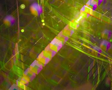  Soyut Dijital fraktal, fantezi tasarım