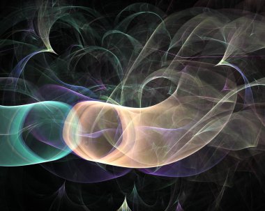 Soyut Dijital fraktal, fantezi tasarım hayal süsleme