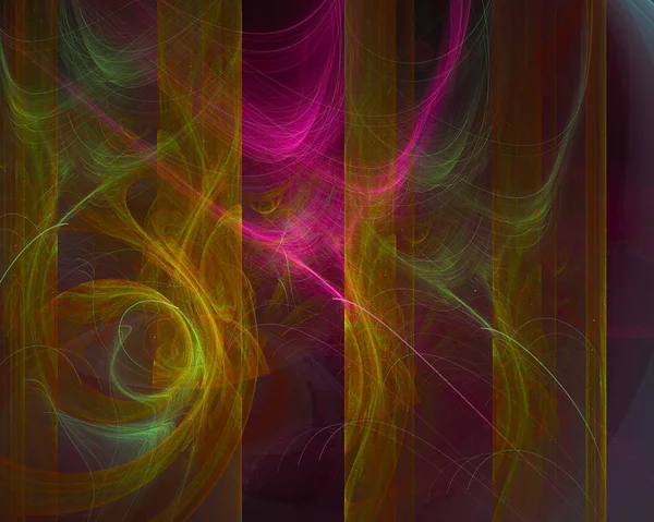 Fractal Digital Abstracto Diseño Fantasía — Foto de Stock