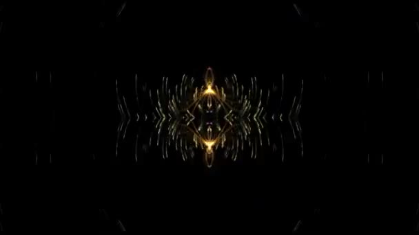 Abstraktní Pozadí Kreativní Kaleidoskop — Stock video