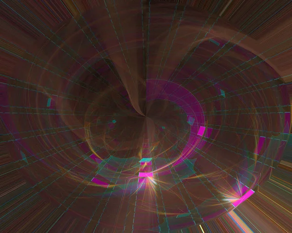 Abstrakt Fantasi Bakgrund Digital Fractal Power Science — Stockfoto