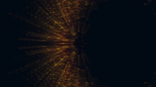 Abstrakt Digital Fraktal Fantasi Kaleidoskop Design — Stockvideo