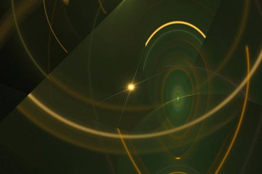 soyut dijital fraktal fantezi tasarımı