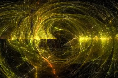 soyut dijital fraktal fantezi tasarımı