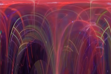 soyut dijital fraktal fantezi tasarım deseni modern