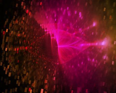 soyut dijital fraktal fantezi tasarım sihirli dinamik