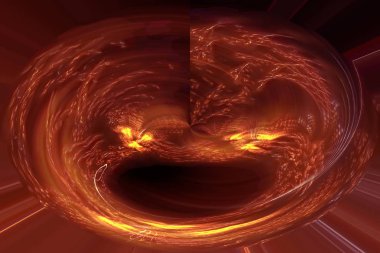 soyut dijital fraktal fantezi tasarım sihirli dinamik