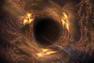 soyut dijital fraktal fantezi tasarım sihirli dinamik