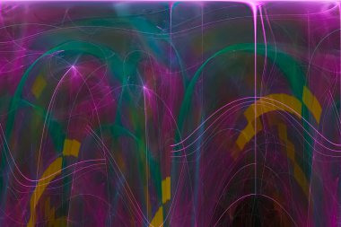 soyut dijital fraktal fantezi tasarımı 