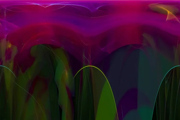 Abstrakt Digital Fraktal Fantasi Design — Stockfoto