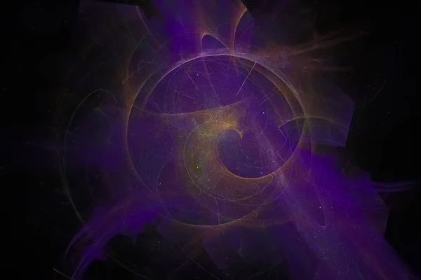 Abstract Digital Fractal Fantasy Design Background Imagination — Stock Photo, Image