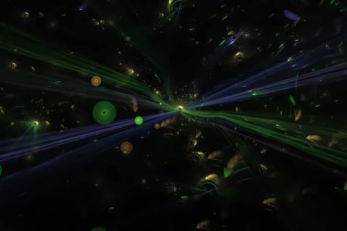 Soyut Dijital fantezi tasarım arka plan hayal