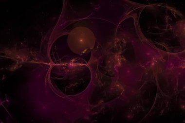 soyut dijital fraktal tasarım arka planı 