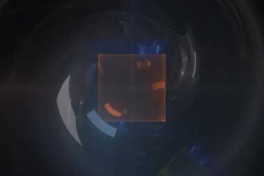 soyut dijital fraktal fantezi tasarım arka plan parlayan