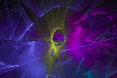 soyut dijital fraktal fantezi tasarım arka plan kaos