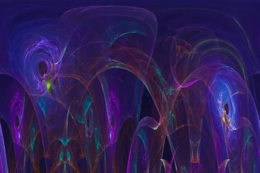 soyut dijital fraktal fantezi tasarım arka plan kaos