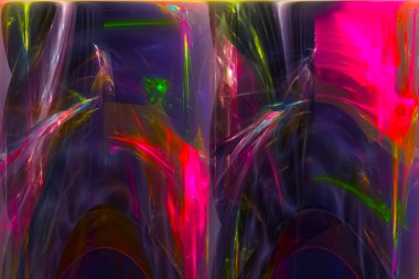 soyut dijital fraktal fantezi tasarım arka plan sihirli