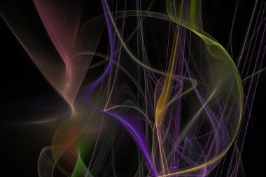 soyut dijital fraktal fantezi tasarım yaratıcı güzel