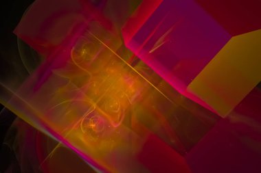 soyut dijital fraktal fantezi tasarım yaratıcı güzel