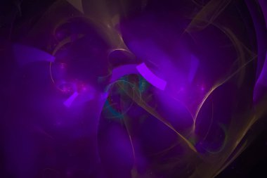 soyut fraktal fantezi tasarım arka plan ışıltı bilim